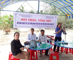 Kết quả Mô hình canh tác lúa thông minh thích ứng biến đổi khí hậu.