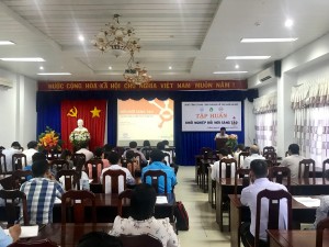 Quang cảnh lớp tập huấn